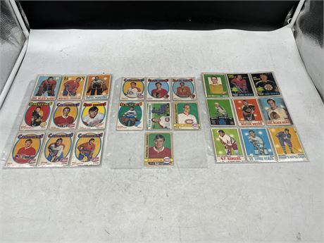 (25) 1970s NHL CARDS