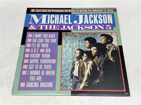 MICHAEL JACKSON & THE JACKSON 5 - GREAT SONGS THE INSPIRED 25TH ANNIVERSARY TV