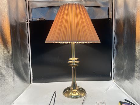 VINTAGE ART DECO STYLE TABLE LAMP 27”